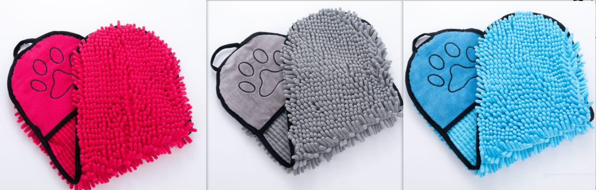 Dry Microfibre Pet Towel for Wet Dogs & Cats