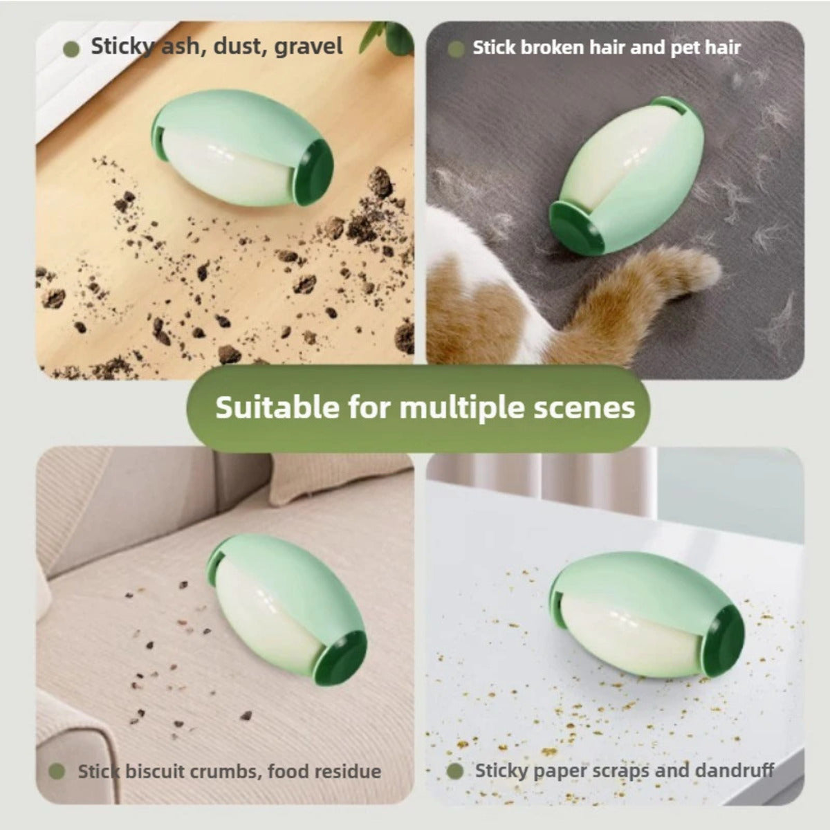 Reusable Pet Hair Remover – Washable Lint Roller Ball