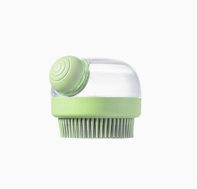 Silicone Pet Bath Scrubber Brush for Dogs & Cats