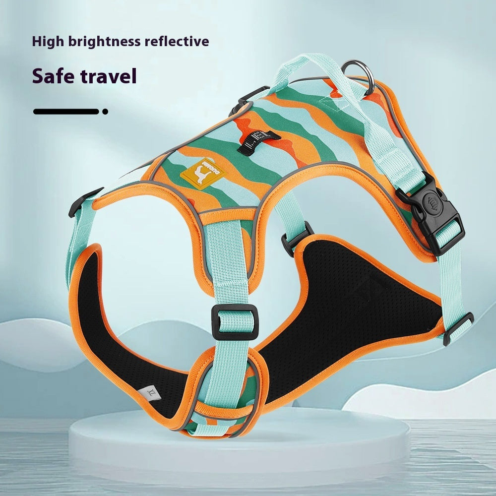 Reflective Dog Harness and Lead Set from Pawszozo for dog owners