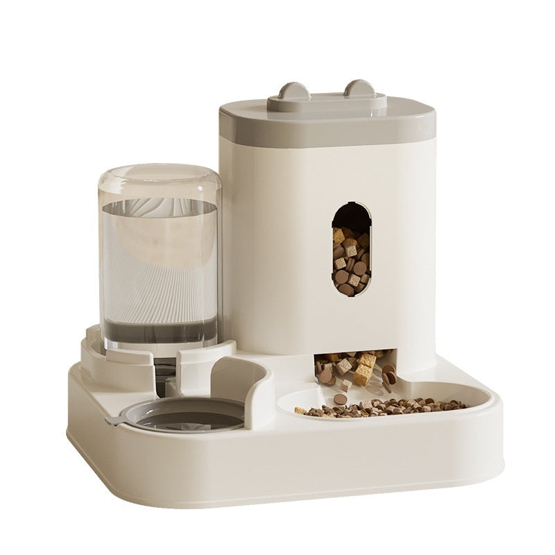 Automatic Pet Feeder & Water Bowl for Cats and Small Dogs