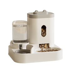automatic pet feeder and water bowl for cats and small dogs