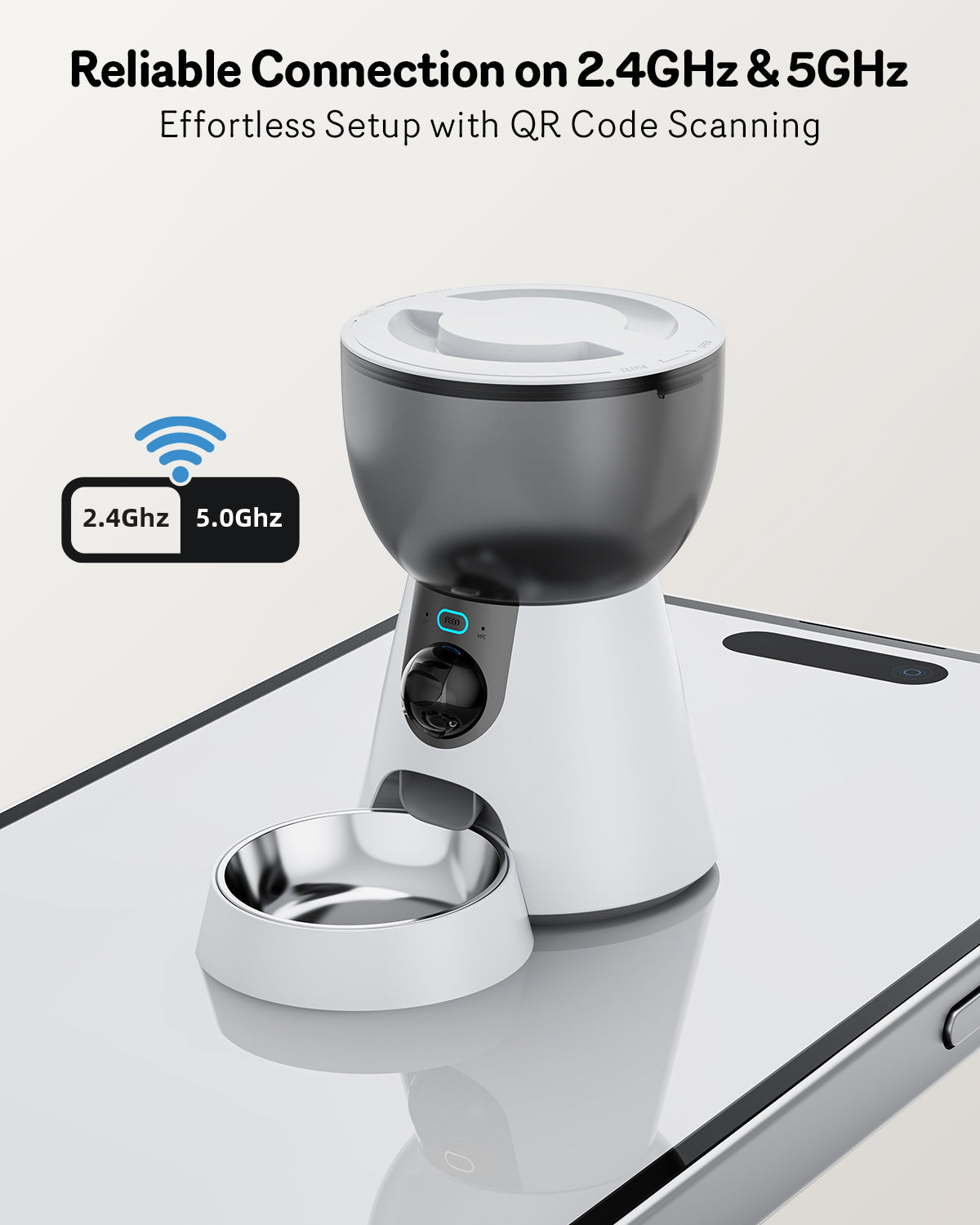Smart Pet Feeder with Camera – App Control & HD Monitoring