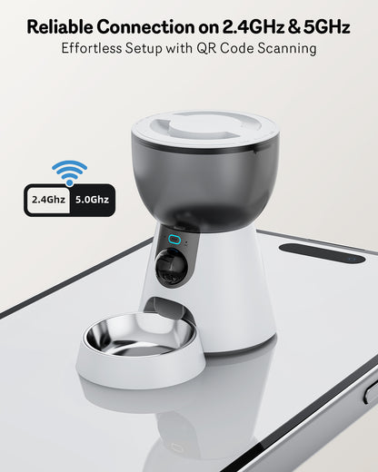 Smart Pet Feeder with Camera – App Control & HD Monitoring