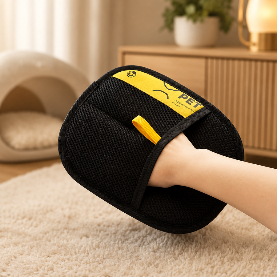 Pet Hair Remover Gloves from Pawszozo for dog and cat owners