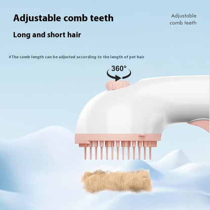 3-in-1 Steam Pet Grooming Brush for Dogs & Cats