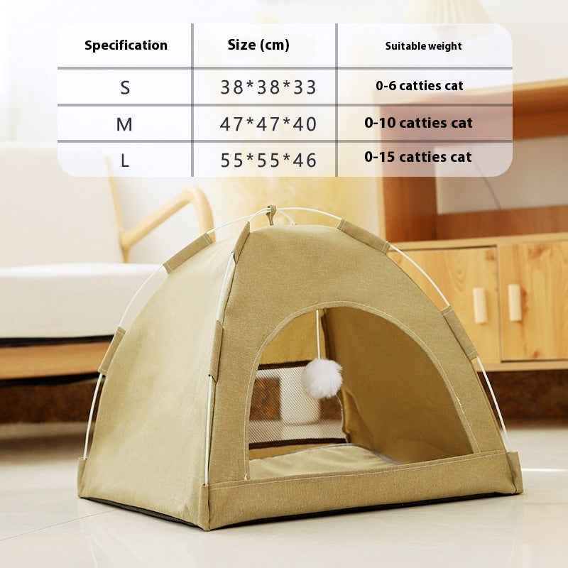 Breathable Indoor Outdoor Pet Tent close-up for dogs and cats by Pawszozo