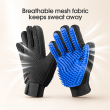 Pet Grooming Gloves for Cats & Dogs