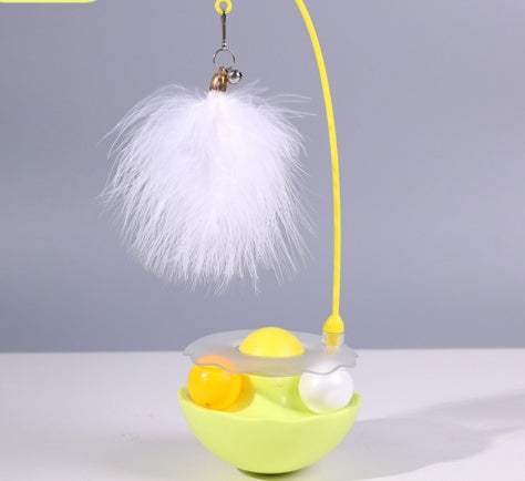 Jouets pour chat - Jouet interactif pour chat, jouets pour chaton, bâton amusant léger en résine en forme de canard pour chaton jouant à l'intérieur et à l'extérieur, jouet pour chat canard amovible et lavable