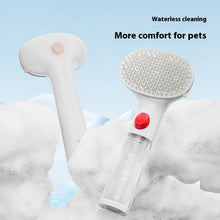 3-in-1 Pet Steam Grooming Brush lifestyle use for dogs and cats by Pawszozo
