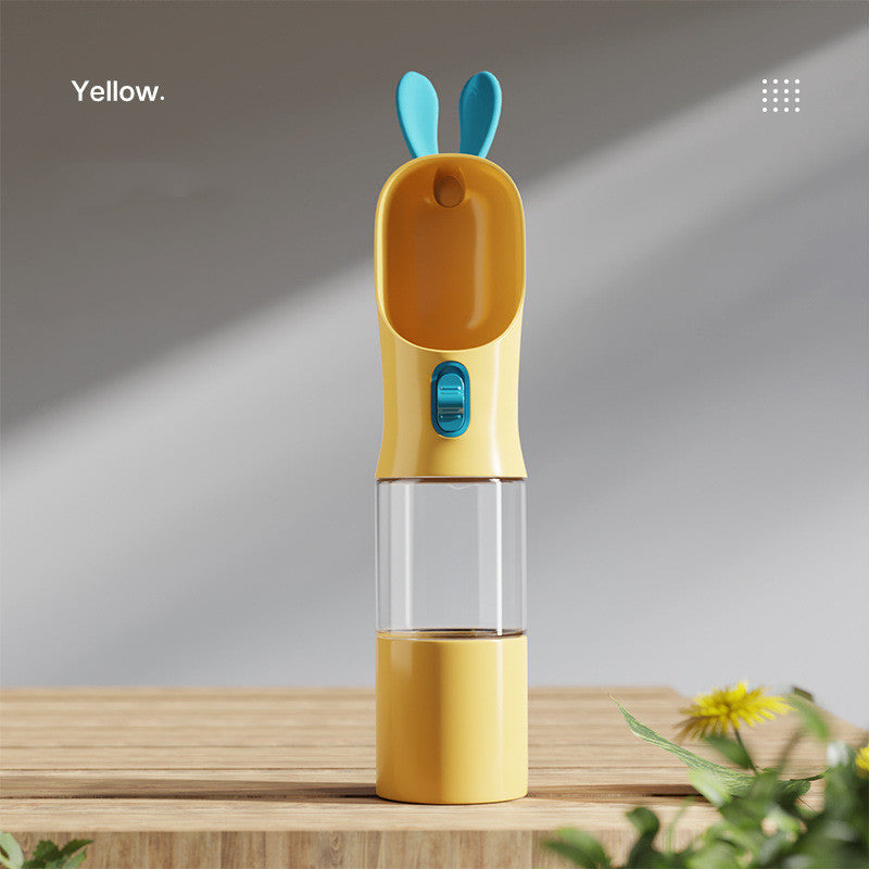 portable pet travel water bottle for dogs and cats