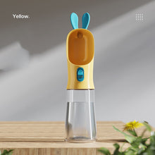 portable pet travel water bottle for dogs and cats