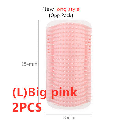 Cat Self Grooming Wall Brush Massager for Shedding Hair