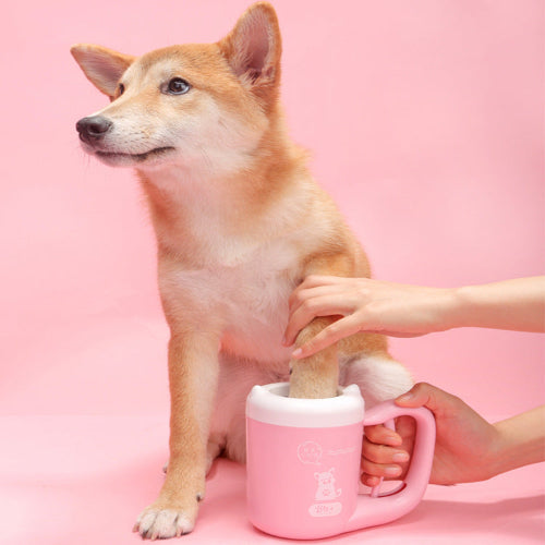 Dog Paw Cleaner Cup from Pawszozo for dog owners