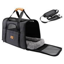 Foldable Soft Pet Carrier Bag from Pawszozo for dog and cat owners