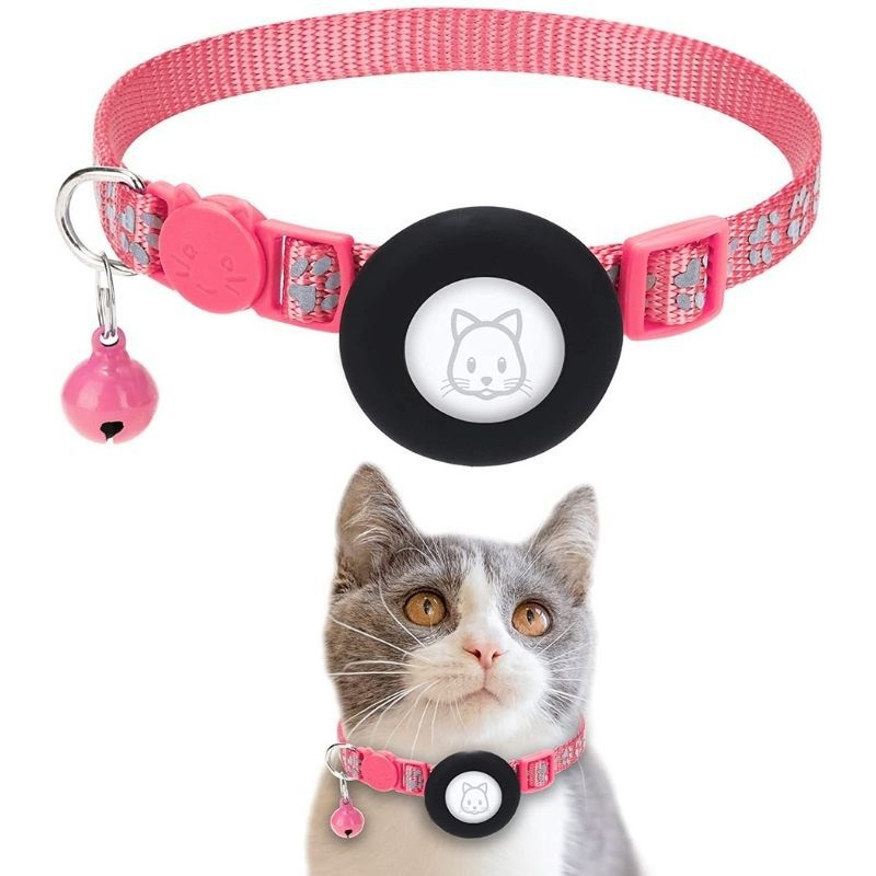 Reflective Cat Paw Print Collar variant view for dogs and cats by Pawszozo