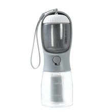 3-in-1 Portable Dog Water Bottle detail view for dogs and cats by Pawszozo