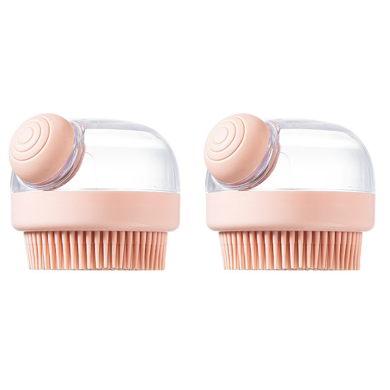 Silicone Pet Bath Scrubber Brush for Dogs & Cats
