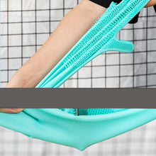 silicone pet grooming glove for cats and dogs hair removal