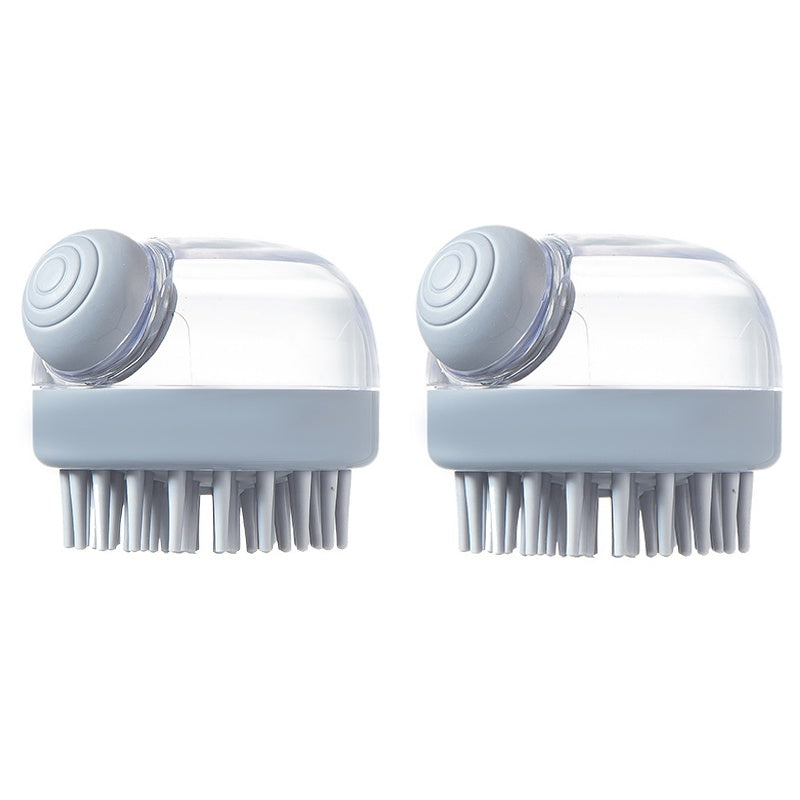 Silicone Pet Bath Scrubber Brush for Dogs & Cats