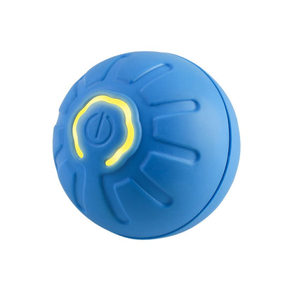 Balle Jouet Connectée pour Chien, Jouet Électronique Interactif pour Animal de Compagnie, Balle Mouvante USB Automatique Rebottissante pour Chiot, Cadeau d'Anniversaire, Produit pour Chat