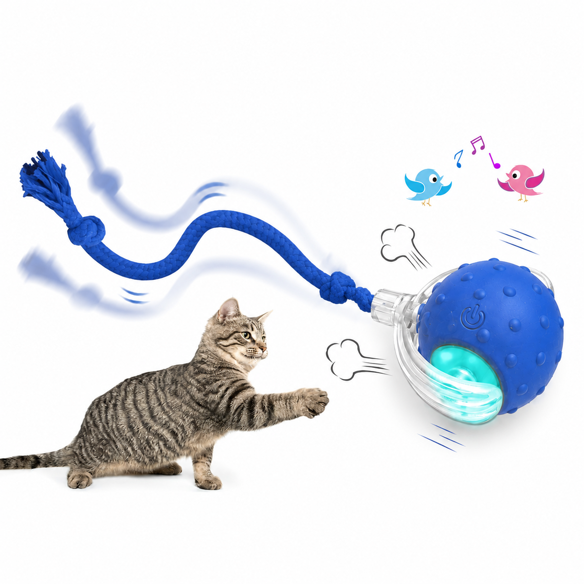 Super Drive Interactive Rolling Ball Cat Toy