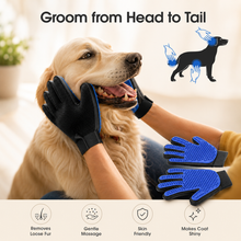 Pet Grooming Gloves for Cats & Dogs