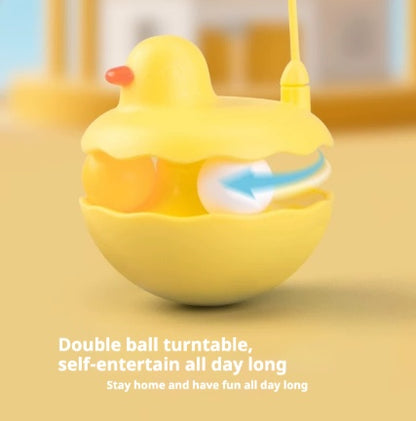 Jouets pour chat - Jouet interactif pour chat, jouets pour chaton, bâton amusant léger en résine en forme de canard pour chaton jouant à l'intérieur et à l'extérieur, jouet pour chat canard amovible et lavable