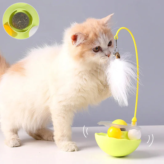 Interactive Self-Play Cat Toy