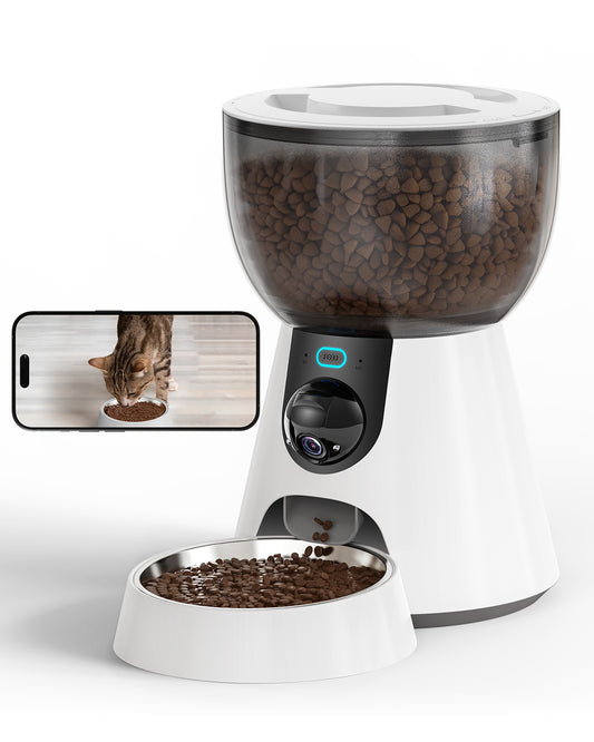 Smart Pet Feeder with Camera – App Control & HD Monitoring