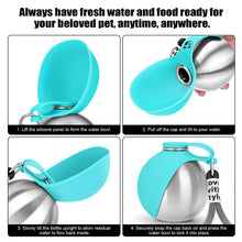 Portable Stainless Steel Dog Water Bottle from Pawszozo for dog owners