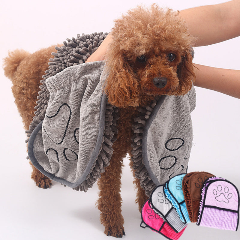 Dry Microfibre Pet Towel for Wet Dogs & Cats