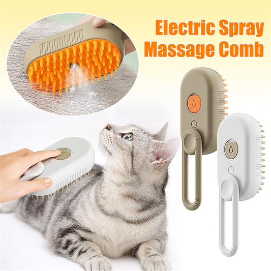 Steam Grooming Brush for Cats & Dogs Hair Cleaning