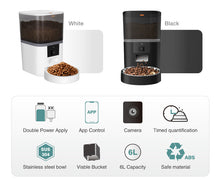 Smart Video Camera Pet Feeder lifestyle use for dogs and cats by Pawszozo