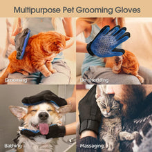 Pet Hair Remover Grooming Gloves from Pawszozo for dog and cat owners