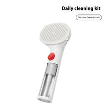 3-in-1 Pet Steam Grooming Brush lifestyle use for dogs and cats by Pawszozo
