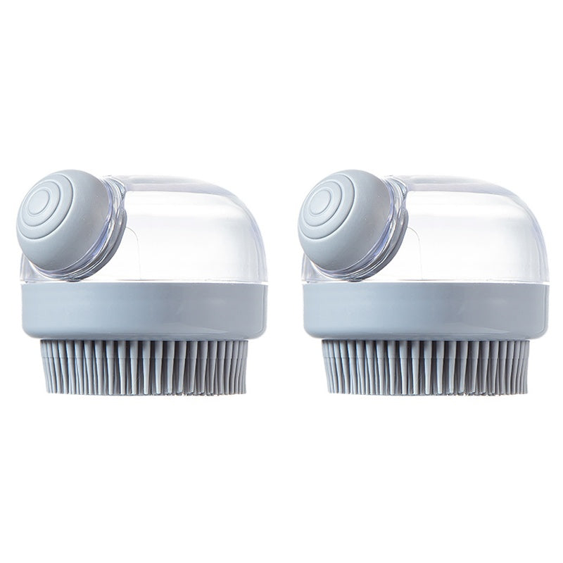 Silicone Pet Bath Scrubber Brush for Dogs & Cats