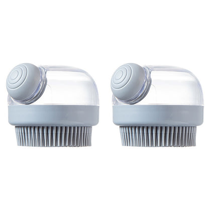 Silicone Pet Bath Scrubber Brush for Dogs & Cats