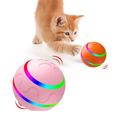 Interactive Rolling Ball Toy for Cats USB Rechargeable