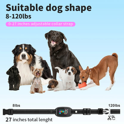 Smart Automatic Anti Barking Dog Collar Rechargeable.