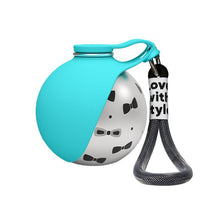 Portable Stainless Steel Dog Water Bottle from Pawszozo for dog owners