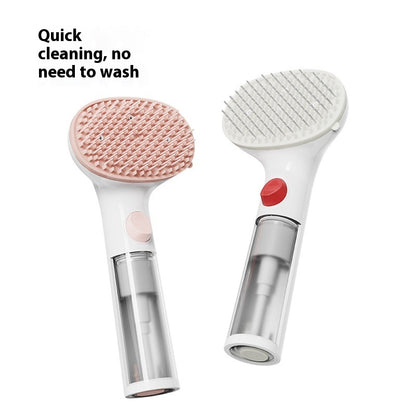 3-in-1 Steam Pet Grooming Brush for Dogs & Cats