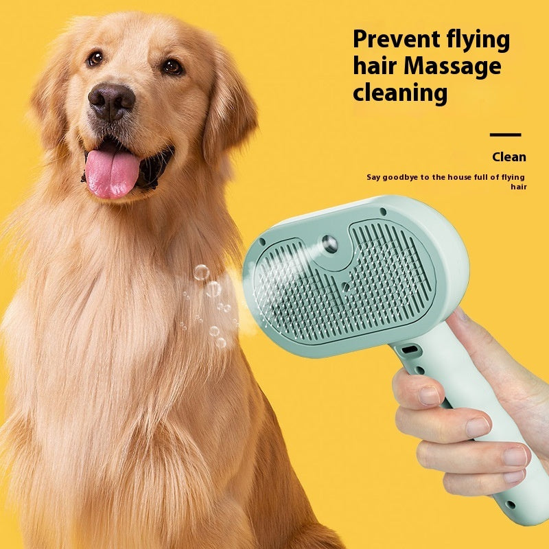 2-in-1 Pet Spray Grooming & Hair Removal Brushumidifier Comb Pet