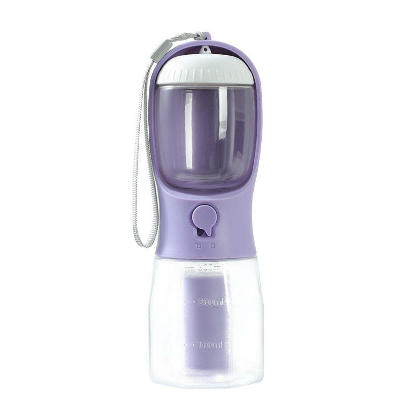 3-in-1 Portable Dog Water Bottle variant view for dogs and cats by Pawszozo