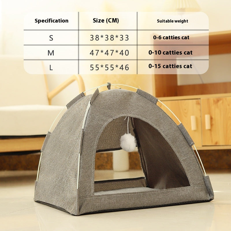 Breathable Indoor Outdoor Pet Tent lifestyle use for dogs and cats by Pawszozo