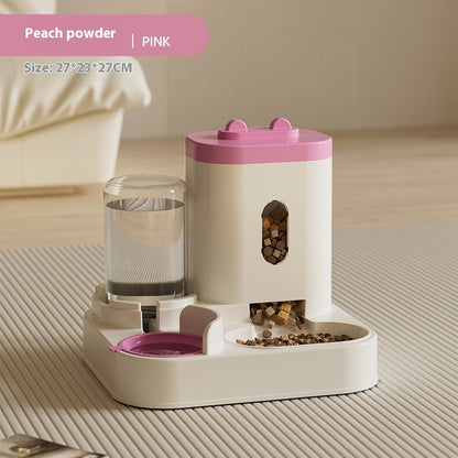 Automatic Pet Feeder & Water Bowl for Cats and Small Dogs