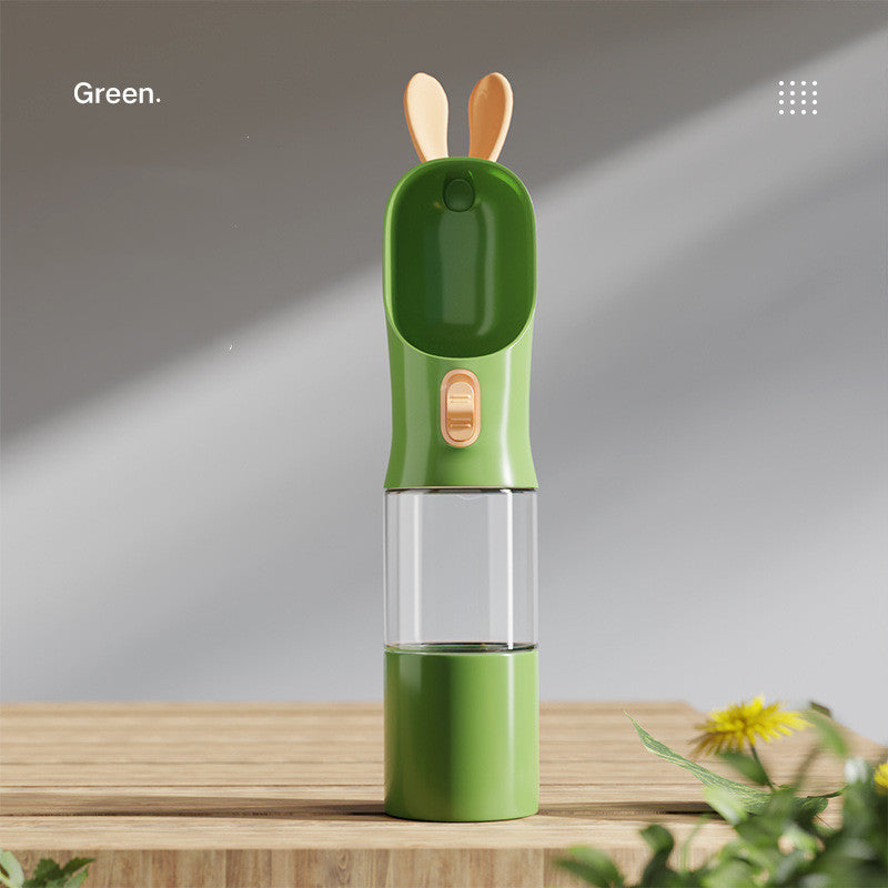 portable pet travel water bottle for dogs and cats
