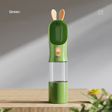 portable pet travel water bottle for dogs and cats