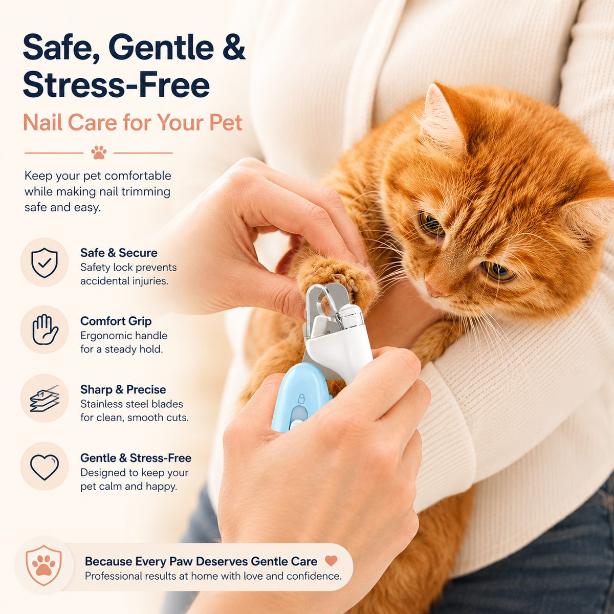 Professional Pet Nail Clippers