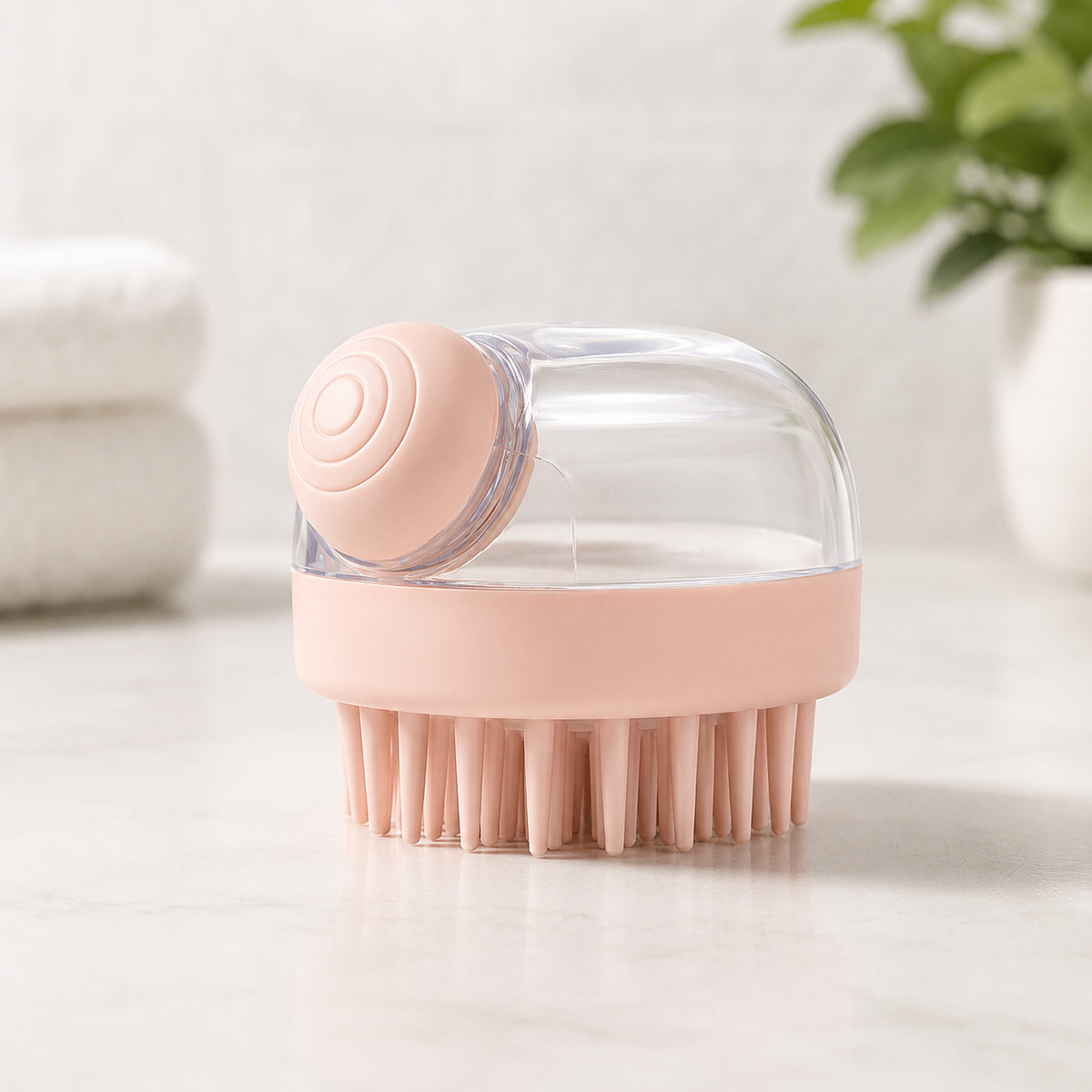 Silicone Pet Bath Scrubber Brush